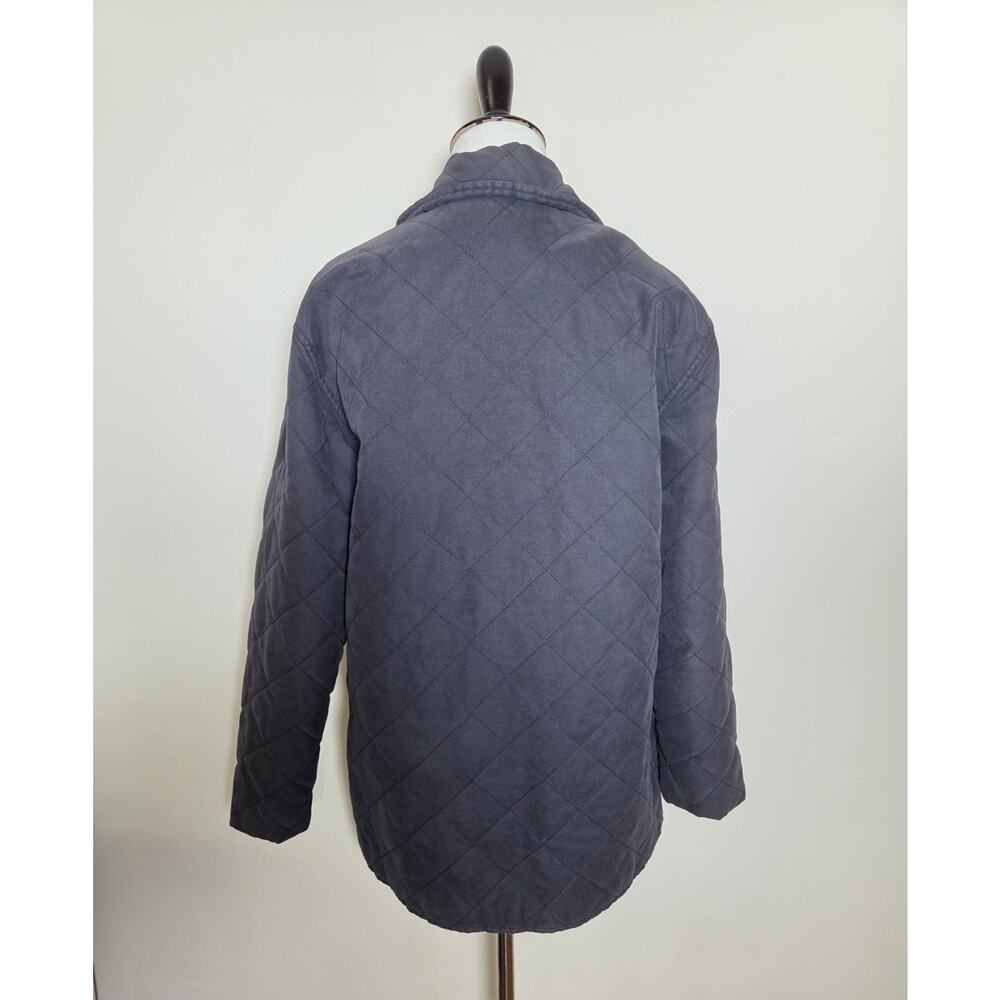 Vintage Orvis Women's Quilted Chore Jacket Coat Black Size Small - Picture 5 of 9